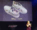 2023 TAGIE Awards Karri Bean thanking Disney and Aldo for her shoes
