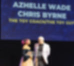 2023 TAGIE Awards Azhelle Wade and Christopher Byrne Presenters