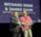 Richard Derr and James Zahn presenters 2023 TAGIES